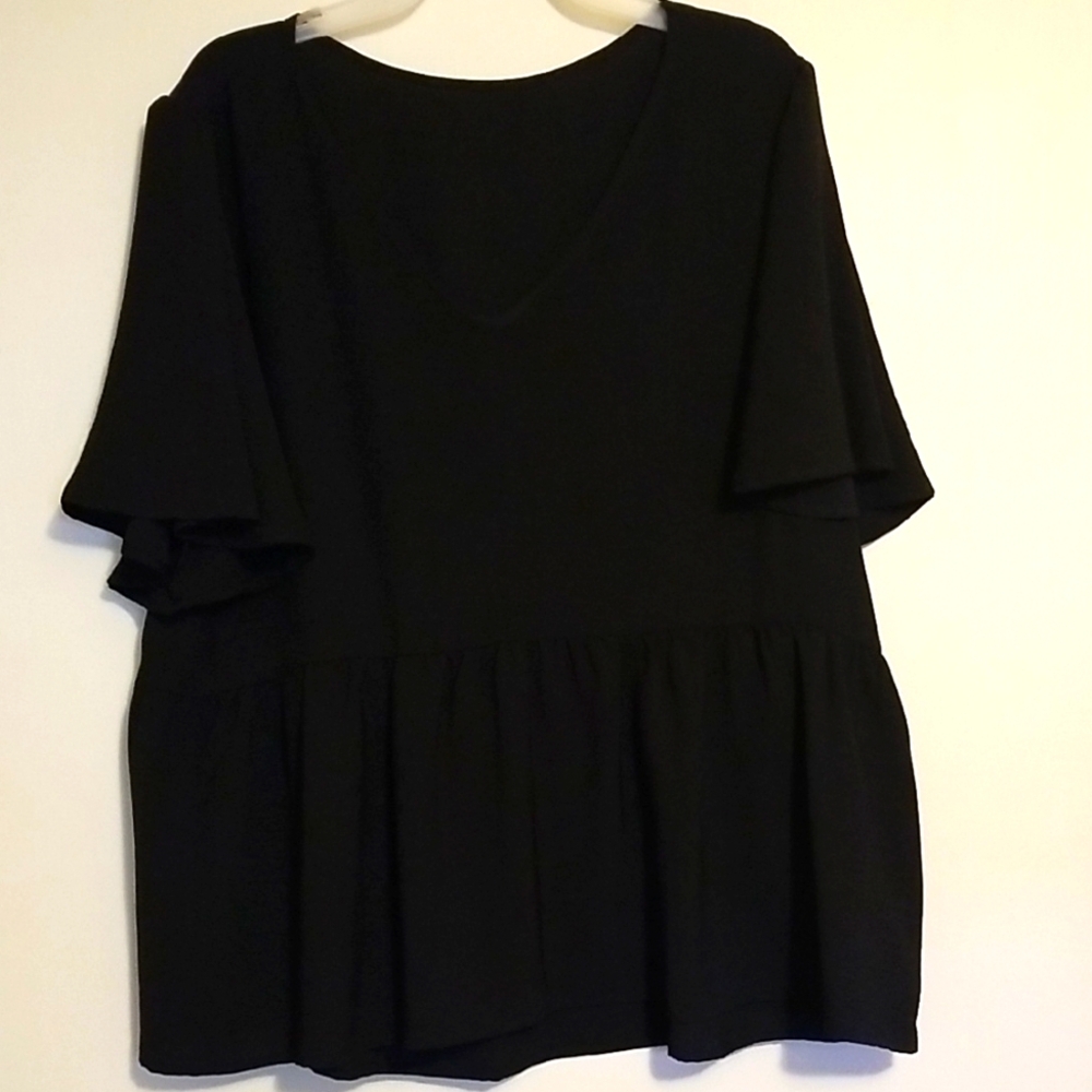 Elegant Black Women's Top